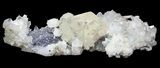Stilbite, Apophyllite, Calcite and Quartz Association - India #65718-5